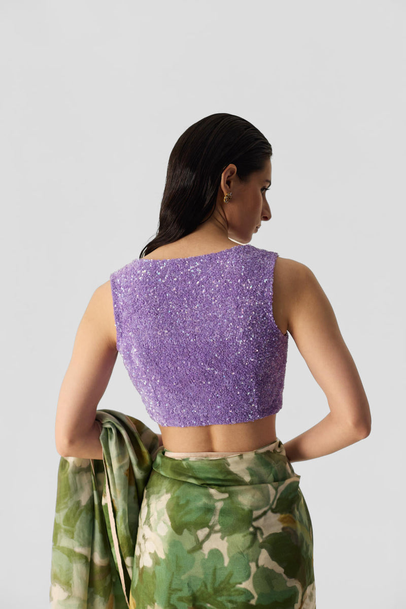 LILAC EMBROIDERED BLOUSE by Yam for women Worldwide