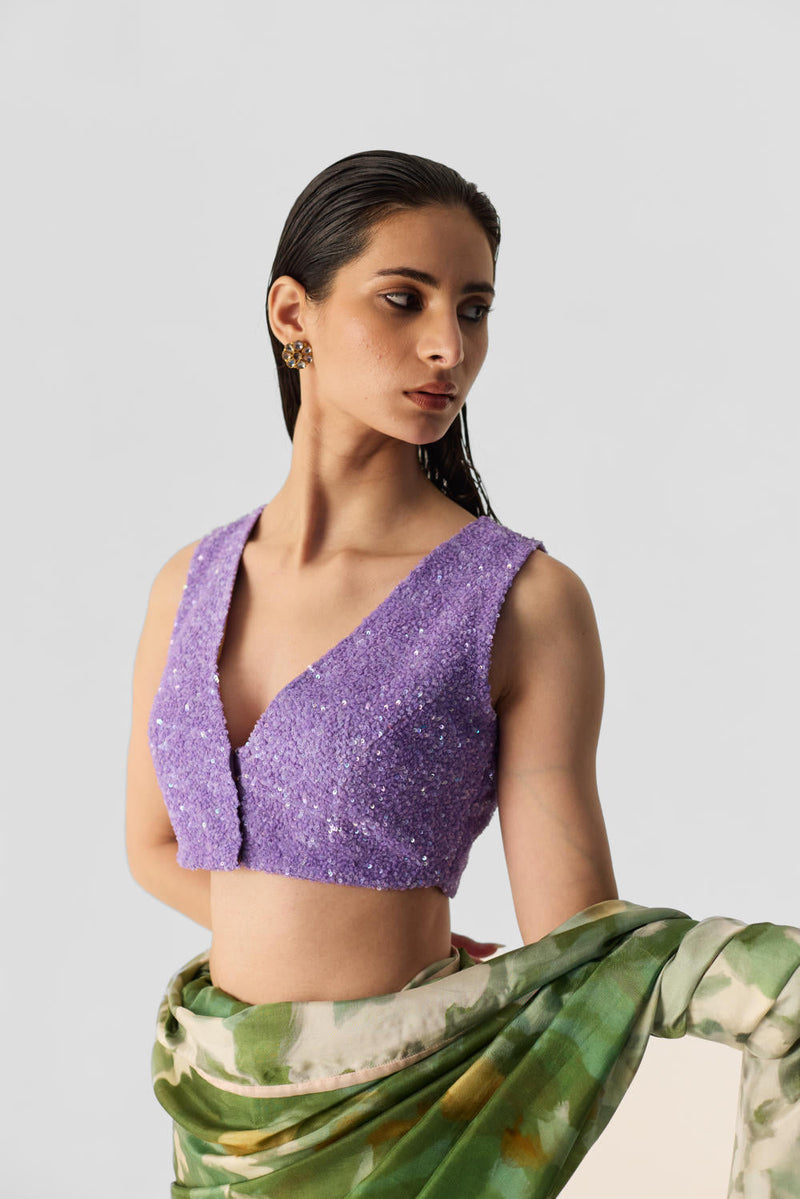 LILAC EMBROIDERED BLOUSE by Yam for women Worldwide