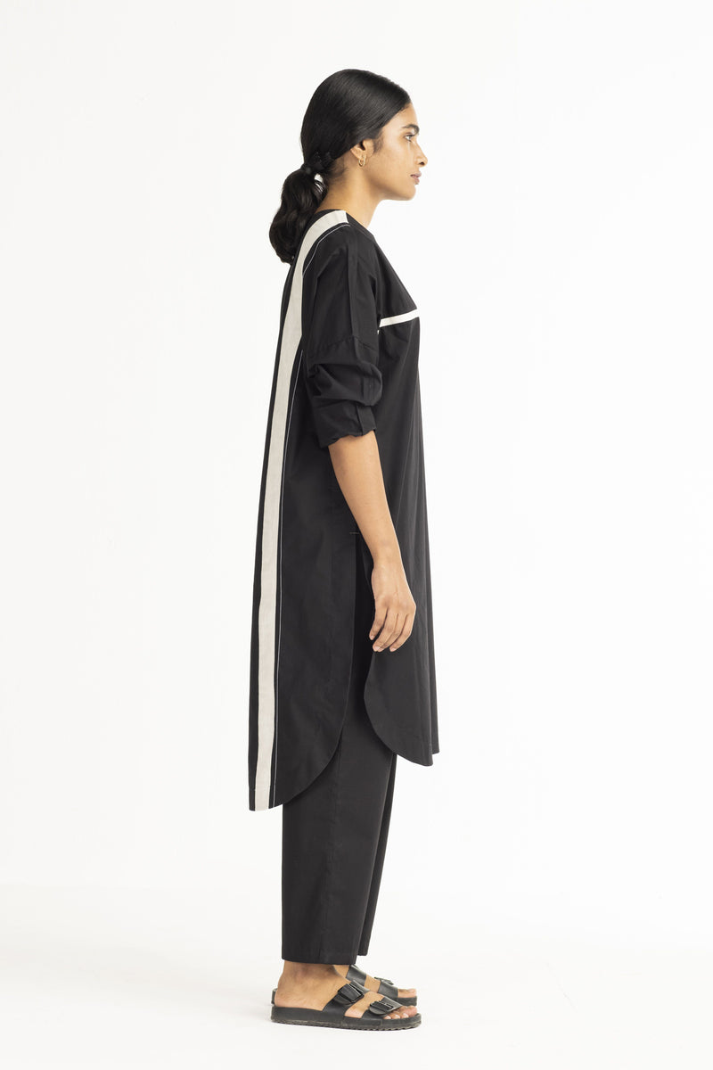 Long Jumper- Black by THREE in black color for women Worldwide