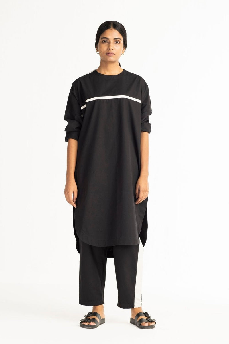 Long Jumper Co-ord - Black by THREE for women Worldwide