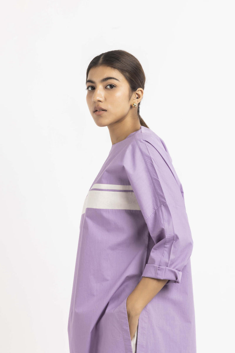 Long Jumper Co-ord Lavender Co-ord Set,Dress by THREE for women Worldwide