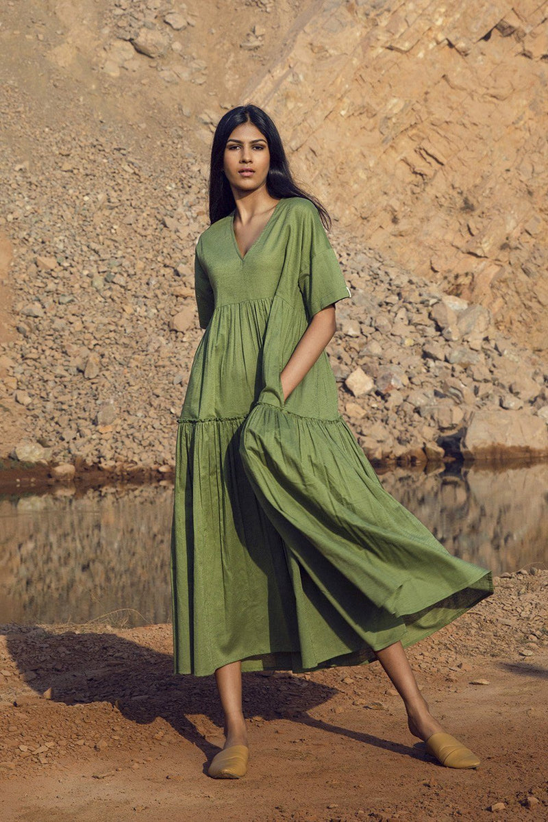 Love Me Yet by Khara Kapas in green for women Worldwide