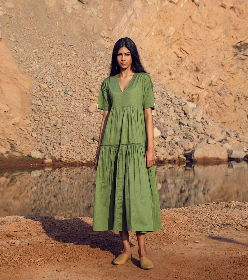 Love Me Yet by Khara Kapas in green for women Worldwide
