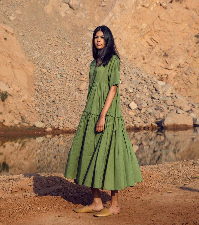 Love Me Yet by Khara Kapas in green for women Worldwide