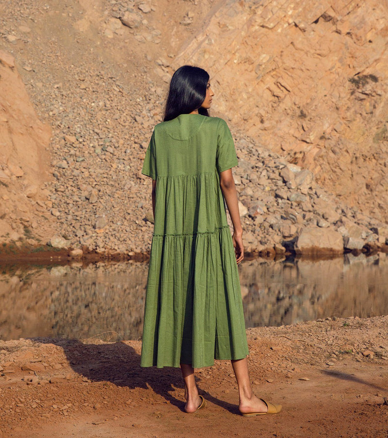 Love Me Yet by Khara Kapas in green for women Worldwide