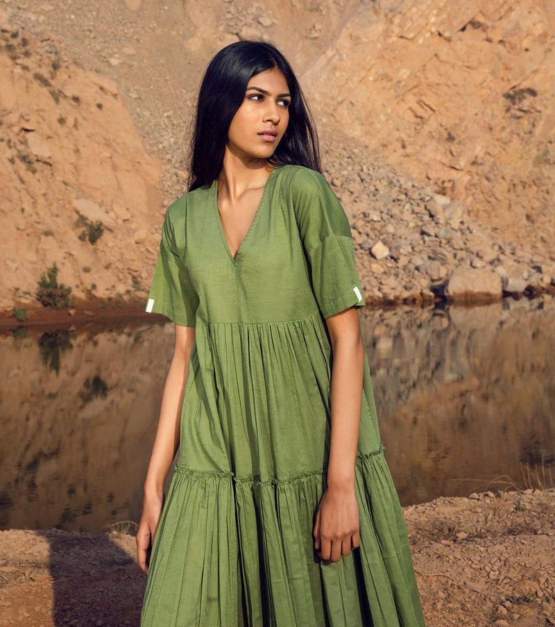Love Me Yet by Khara Kapas in green for women Worldwide