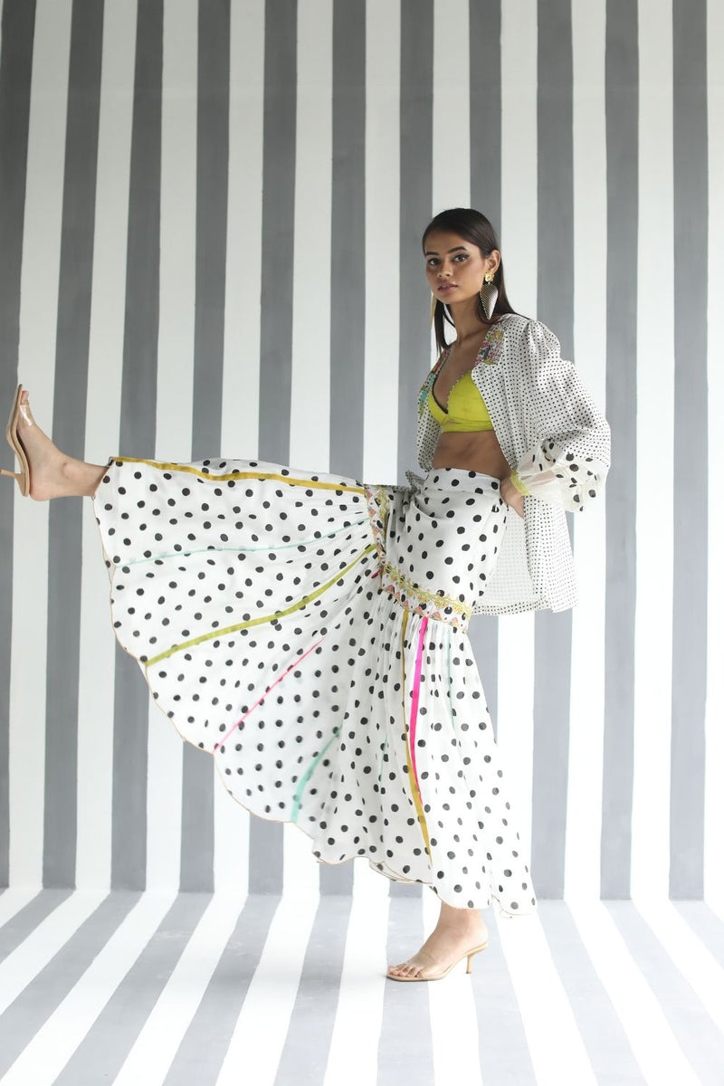 LOVE TO DOT CO-ORD SET Co-ord Set by Rajiramniq for women Worldwide