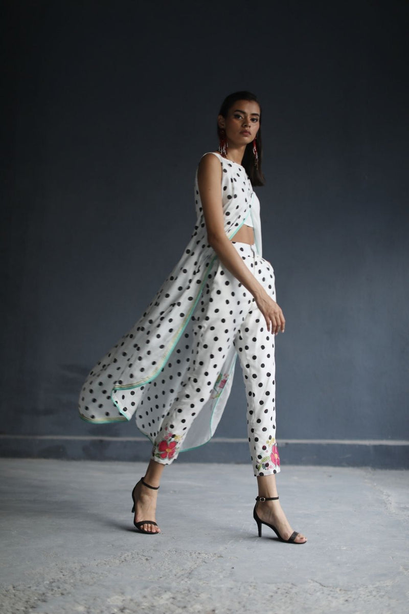 LOVE TO DOT OVERLAP KURTA SET Kurta Sets by Rajiramniq for women Worldwide