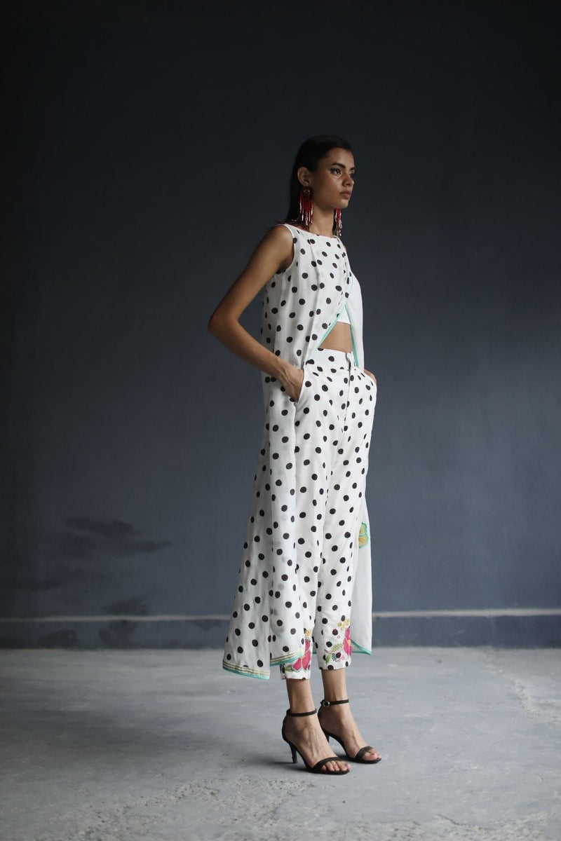 LOVE TO DOT OVERLAP KURTA SET Kurta Sets by Rajiramniq for women Worldwide