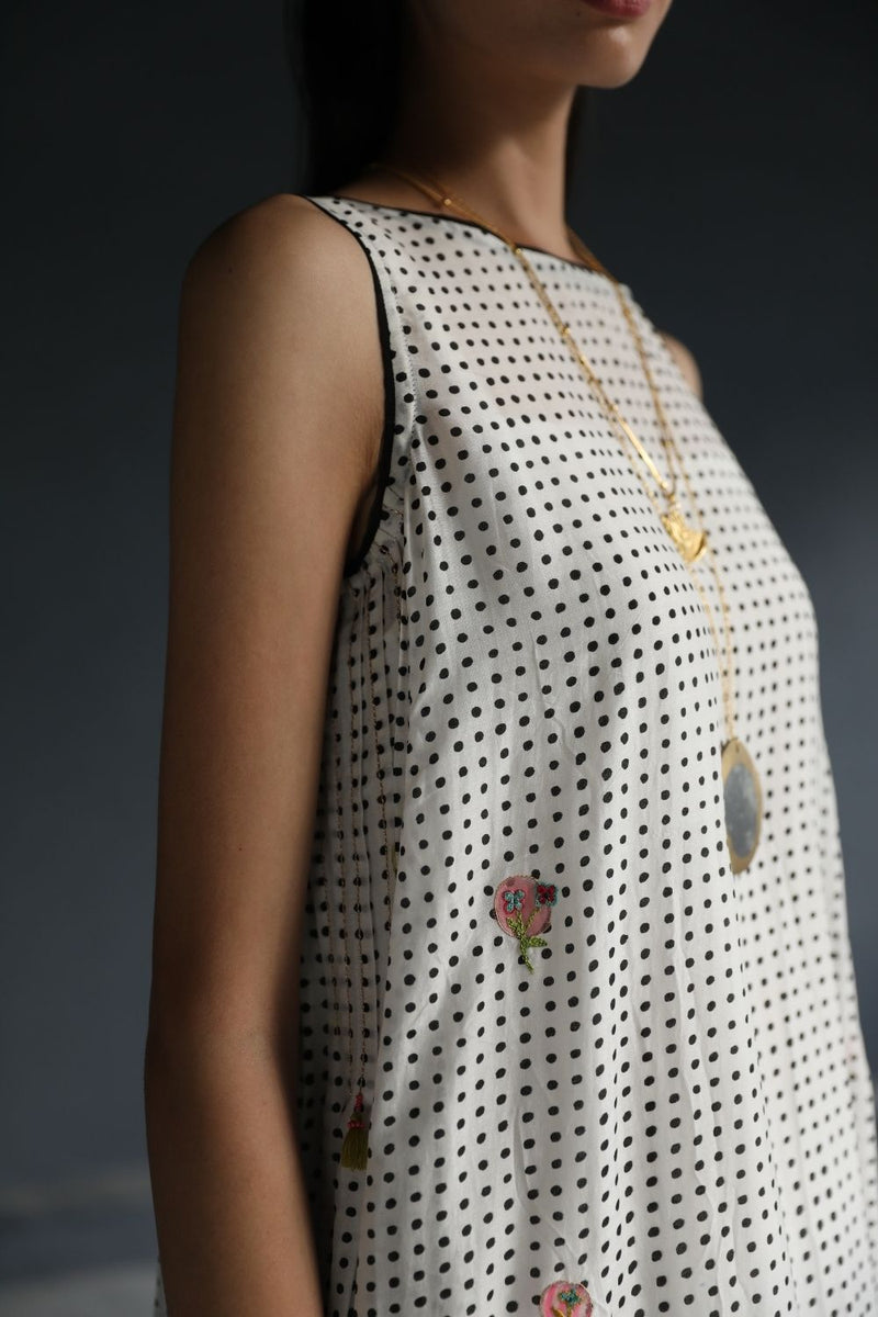 LOVE TO DOT SIDE PINTUCKS KURTA SET Kurta Sets by Rajiramniq for women Worldwide