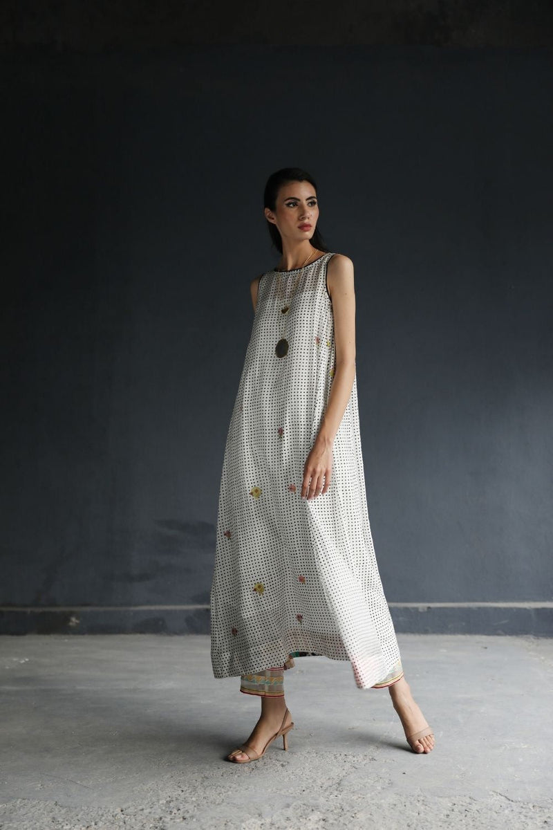 LOVE TO DOT SIDE PINTUCKS KURTA SET Kurta Sets by Rajiramniq for women Worldwide