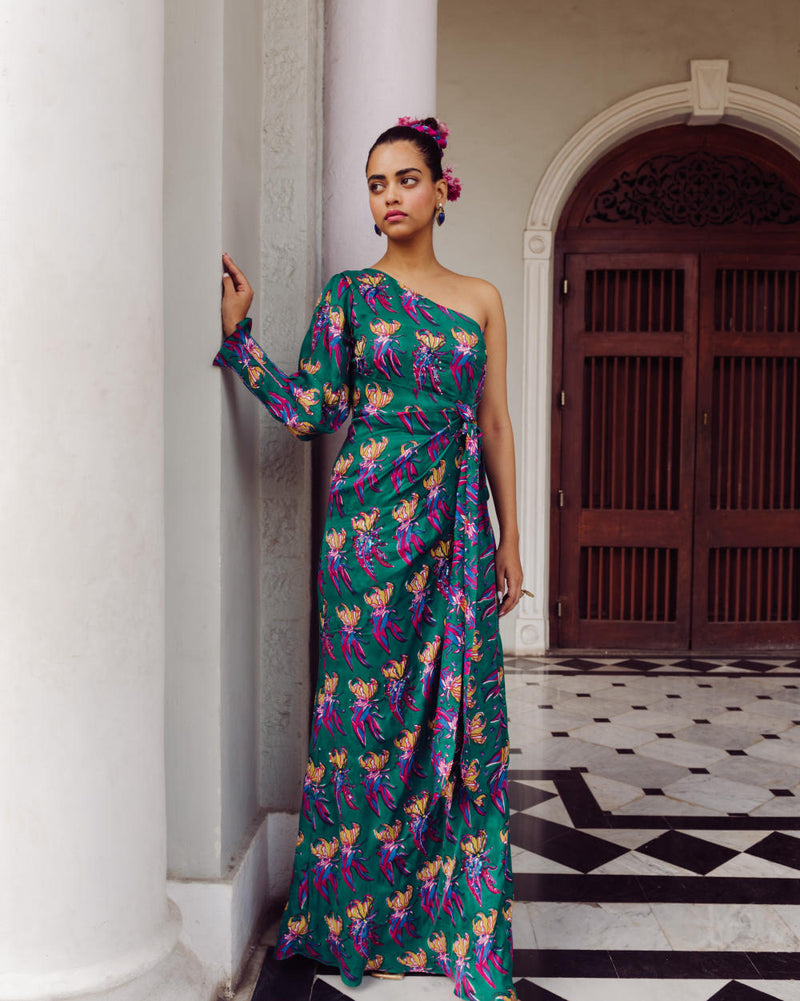 Mahbub Silk Dress silk Dress by JodiLife for women Worldwide