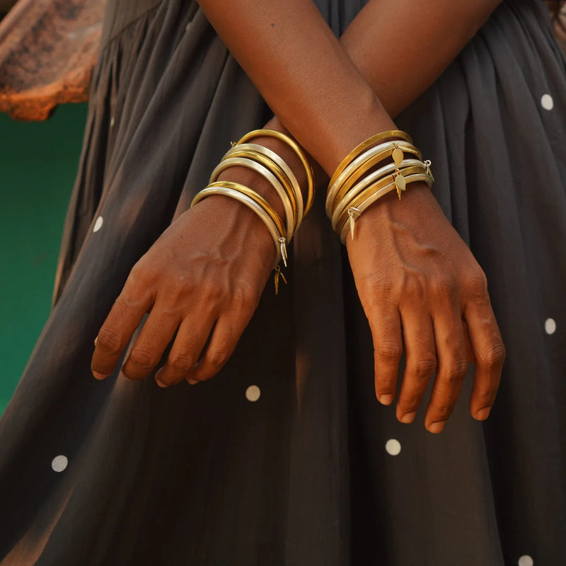 Mango Bangle brass bangle and bracelet by Surmeyi for women Worldwide