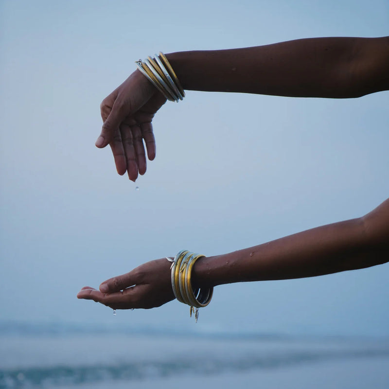 Mango Bangle brass bangle and bracelet by Surmeyi for women Worldwide