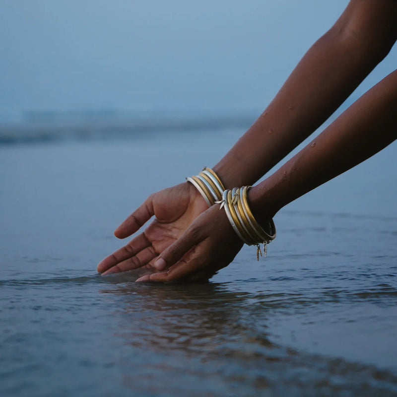 Mango Bangle brass bangle and bracelet by Surmeyi for women Worldwide