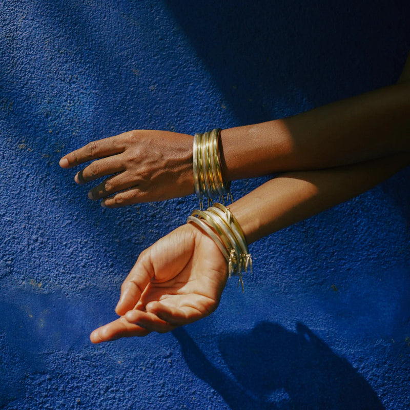 Mango Bangle brass bangle and bracelet by Surmeyi for women Worldwide