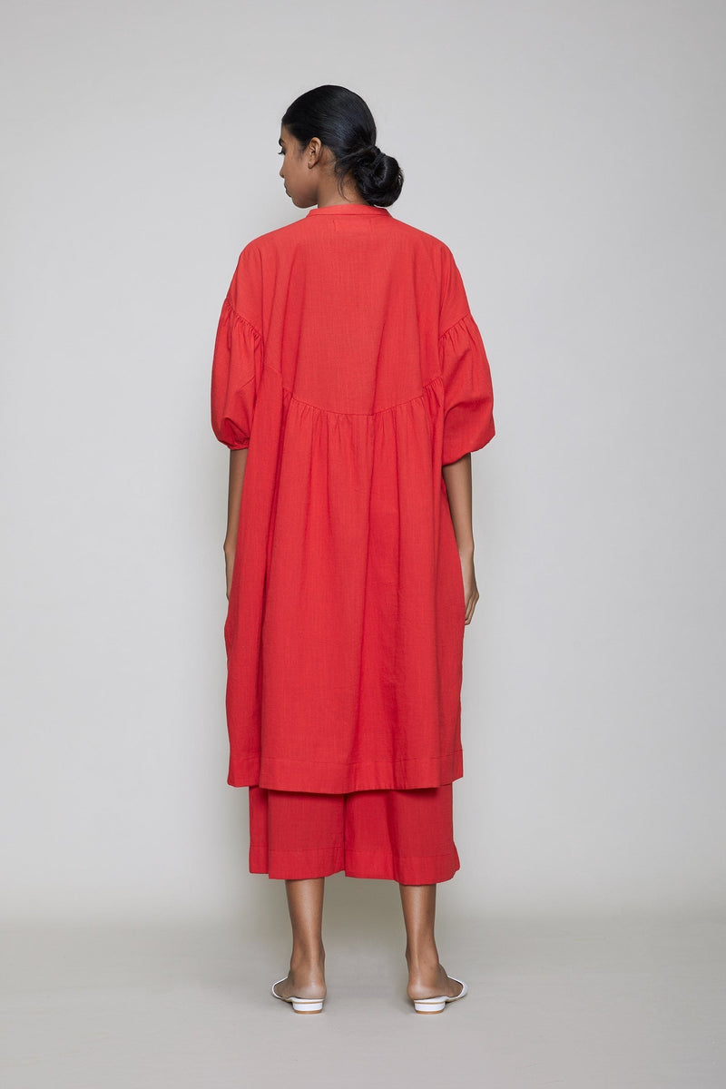 MATI ACRA TUNIC DRESS-RED by Mati for women Worldwide