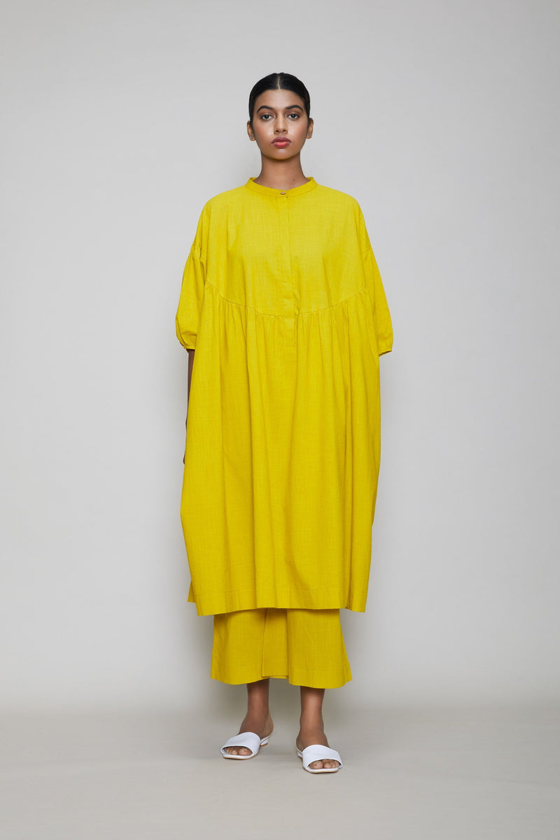 MATI ACRA TUNIC DRESS - Yellow by Mati for women Worldwide