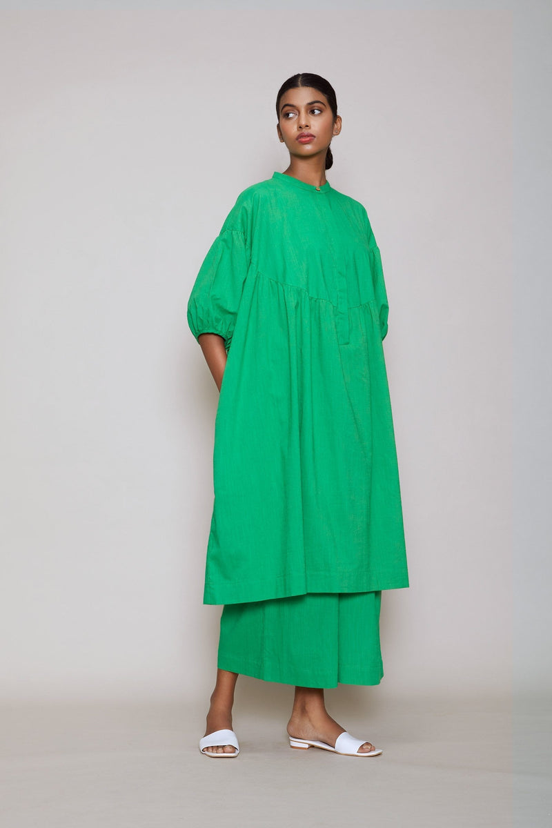 MATI ACRA TUNIC SET - GREEN by Mati in green color for women Worldwide
