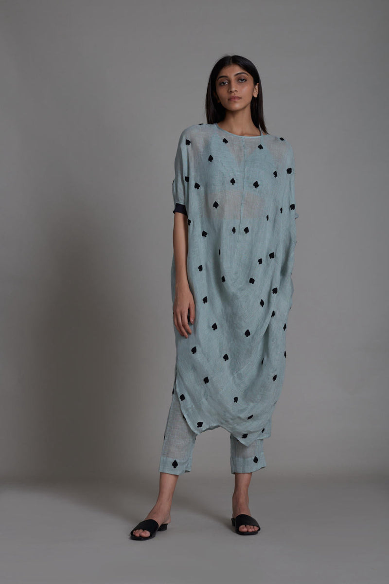MATI CALL SET-BLUE Co-ord Set by Mati for women Worldwide