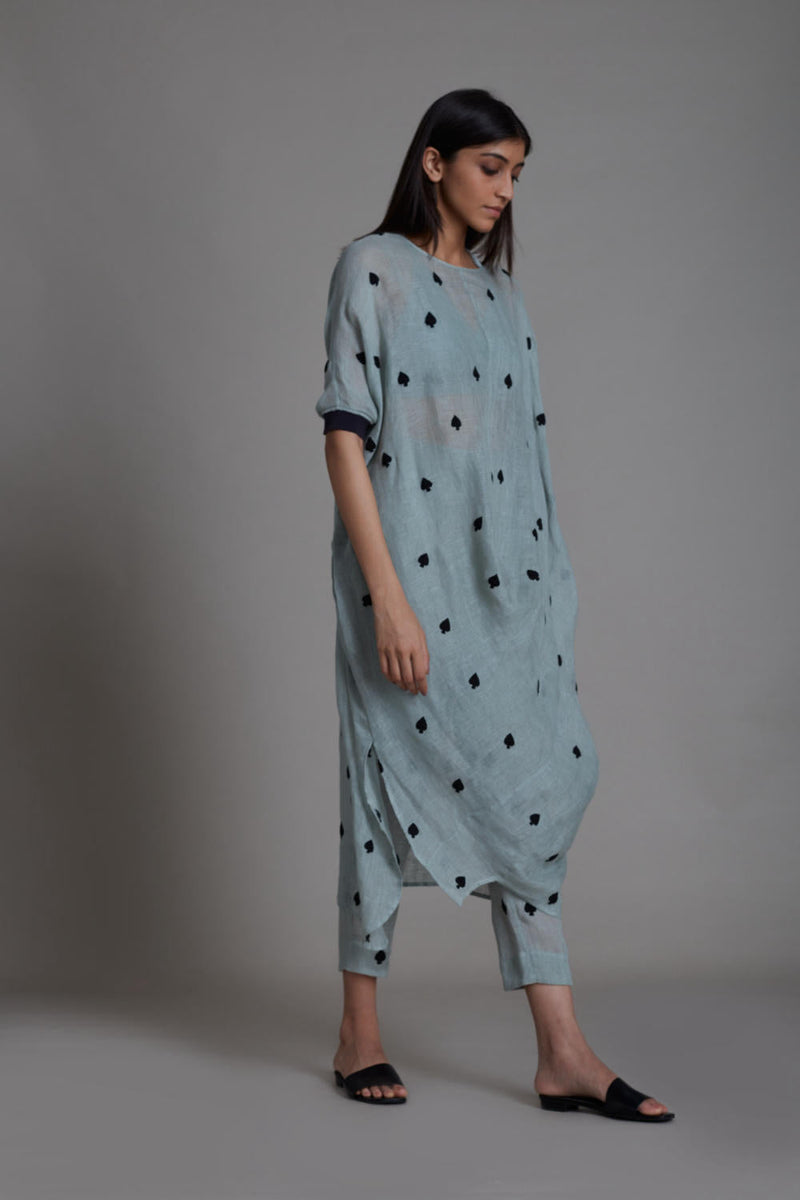 MATI CALL SET-BLUE Co-ord Set by Mati for women Worldwide