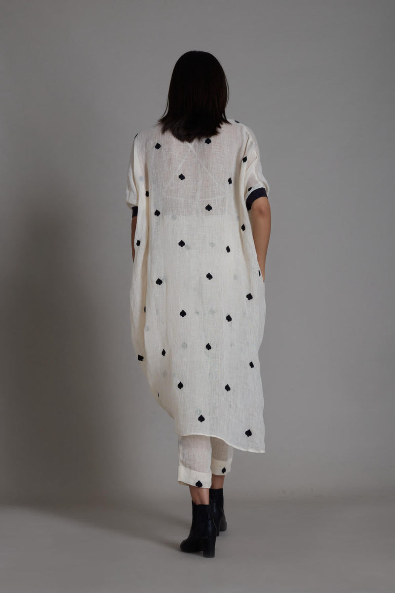 MATI CALL SET-OATMEAL Co-ord Set by Mati in white color for women Worldwide