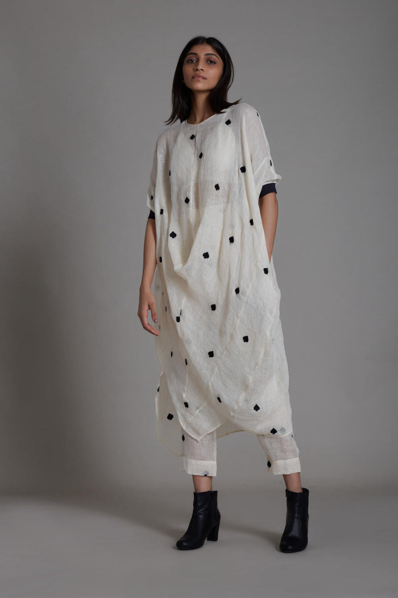 MATI CALL TUNIC-OATMEAL Top & Tunics by Mati in white color for women Worldwide