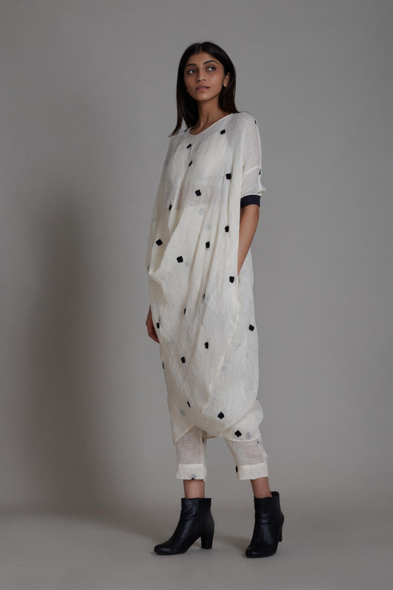 MATI CALL TUNIC-OATMEAL Top & Tunics by Mati in white color for women Worldwide