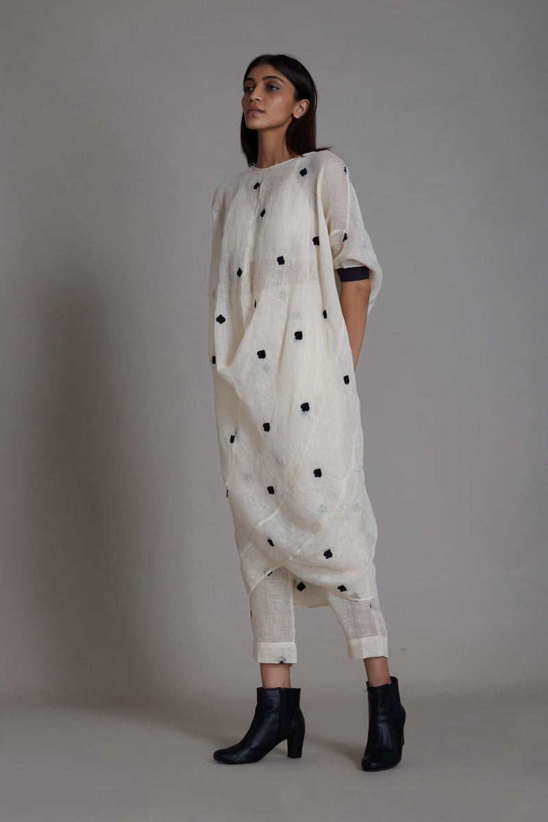 MATI CALL TUNIC-OATMEAL Top & Tunics by Mati in white color for women Worldwide