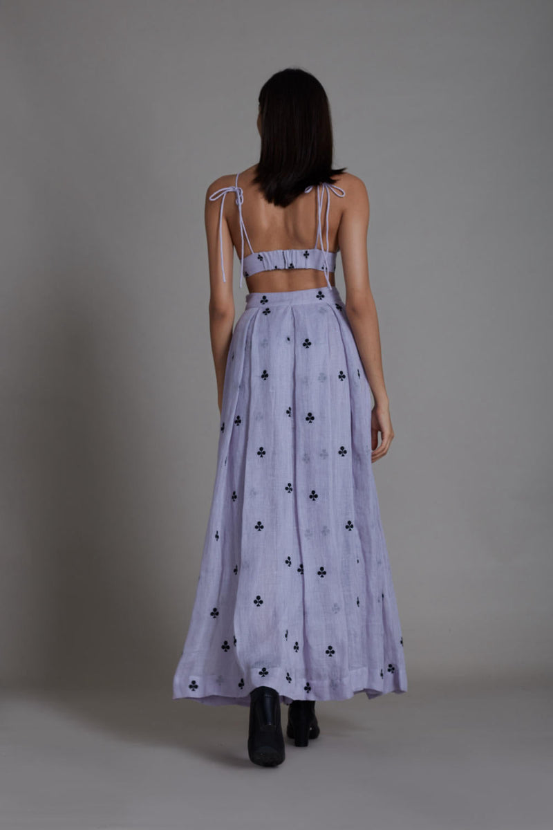MATI CLUB LEHENGA-LAVENDER Skirts by Mati for women Worldwide