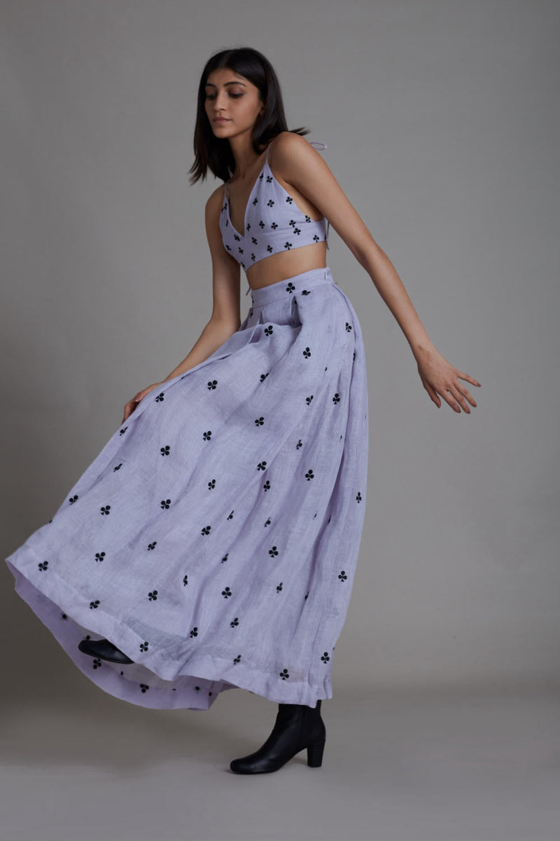 MATI CLUB LEHENGA-LAVENDER Skirts by Mati for women Worldwide