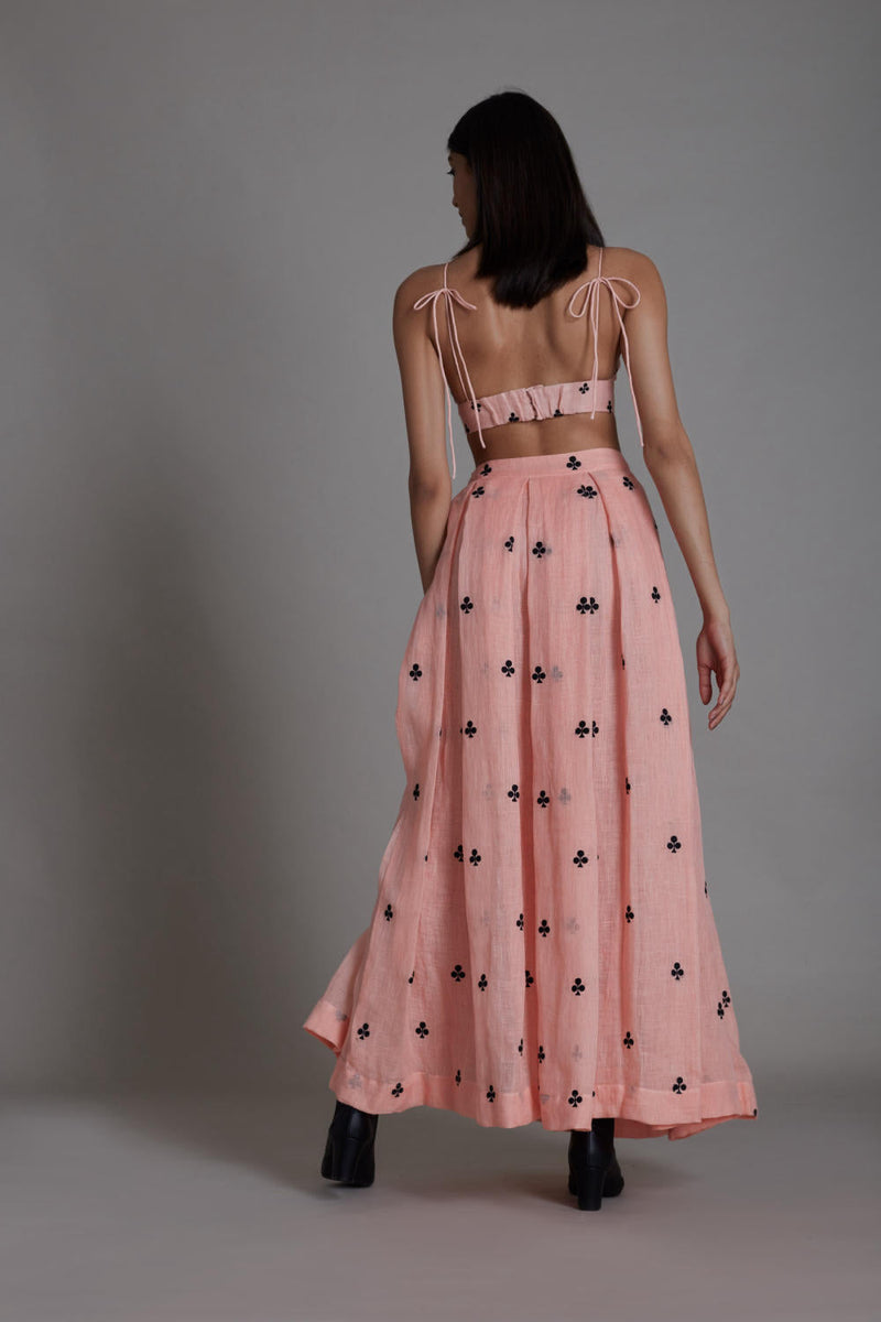 MATI CLUB LEHENGA SET-PINK by Mati for women Worldwide