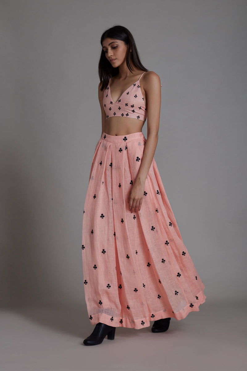 MATI CLUB LEHENGA SET-PINK by Mati for women Worldwide