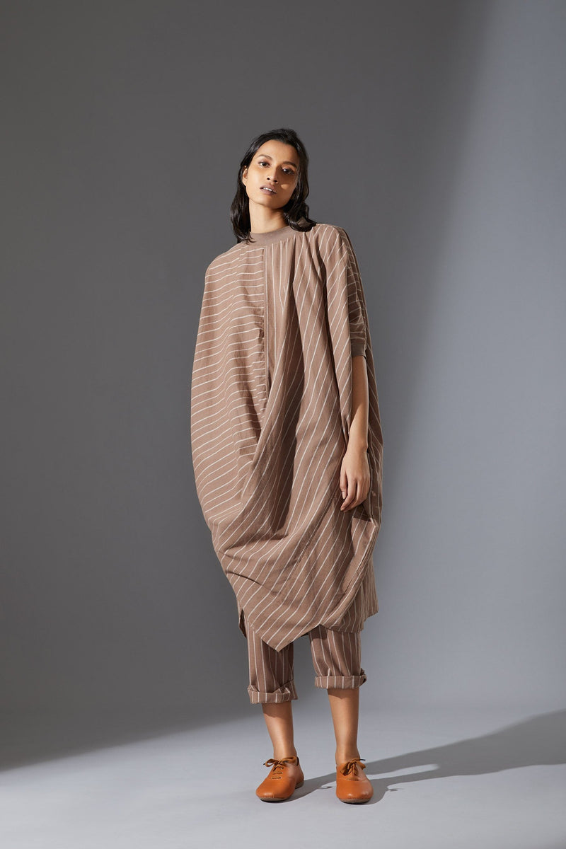 MATI COWL DRESS - AW BEIGE by Mati for women Worldwide