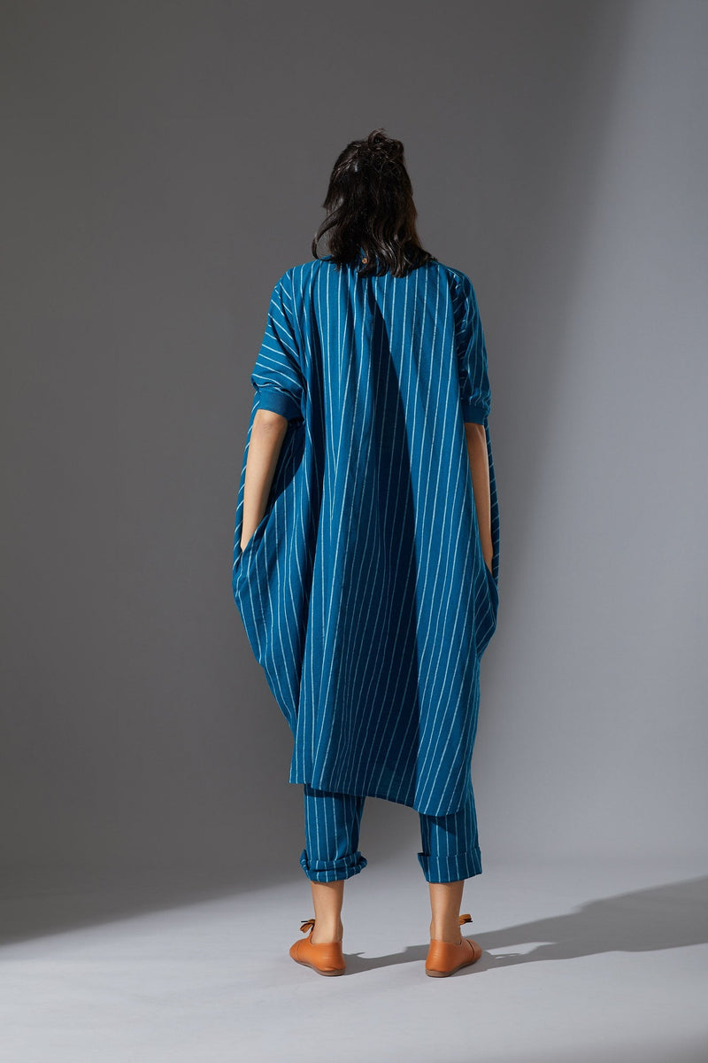 MATI COWL DRESS-AWBLUE by Mati for women Worldwide