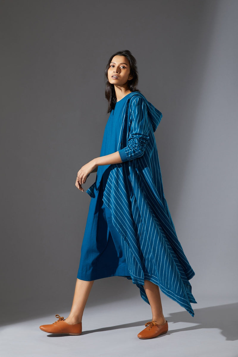 MATI HOODED KOZA - AW BLUE by Mati for women Worldwide
