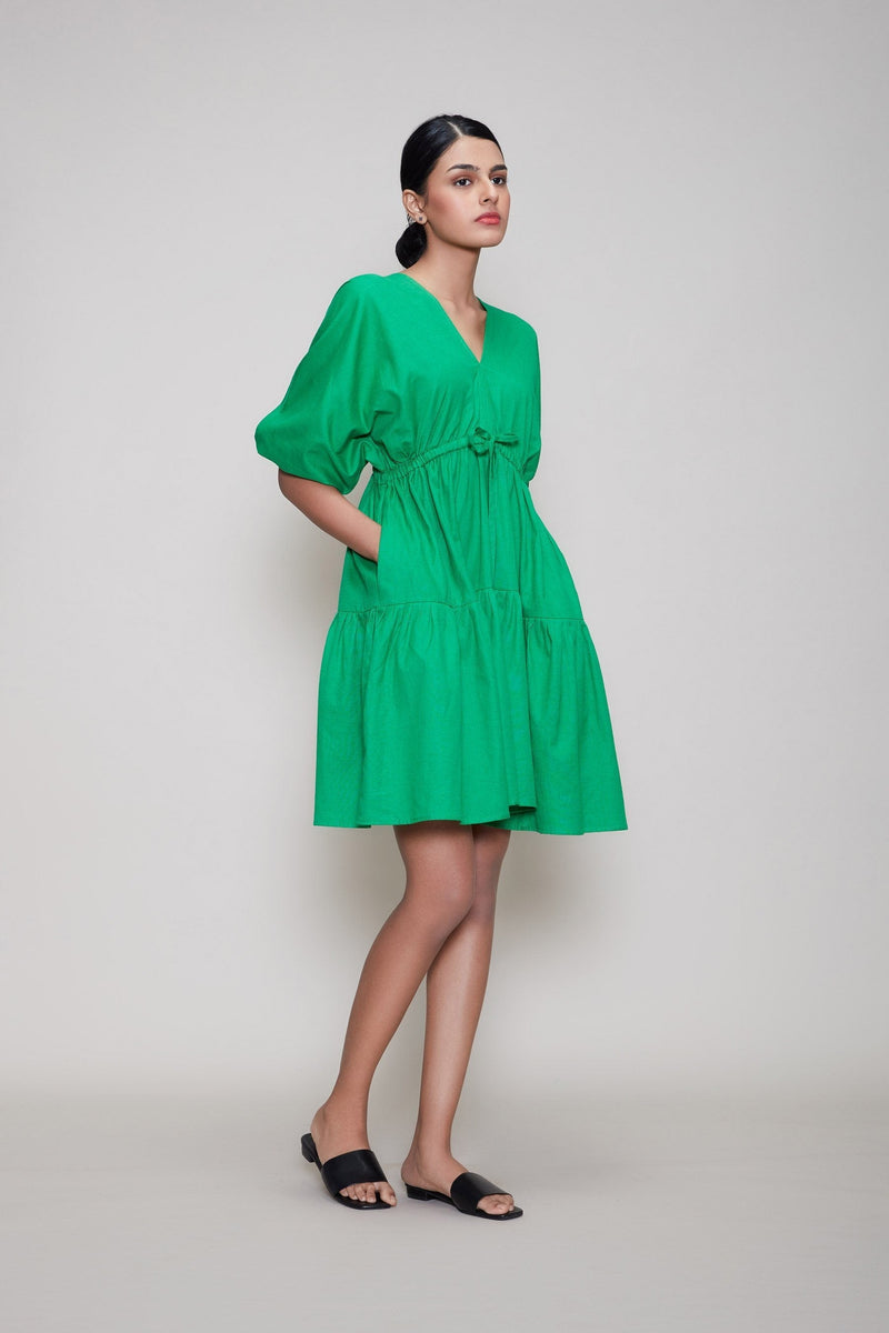 MATI NEW CITRA AAKAAR - GREEN by Mati in green color for women Worldwide