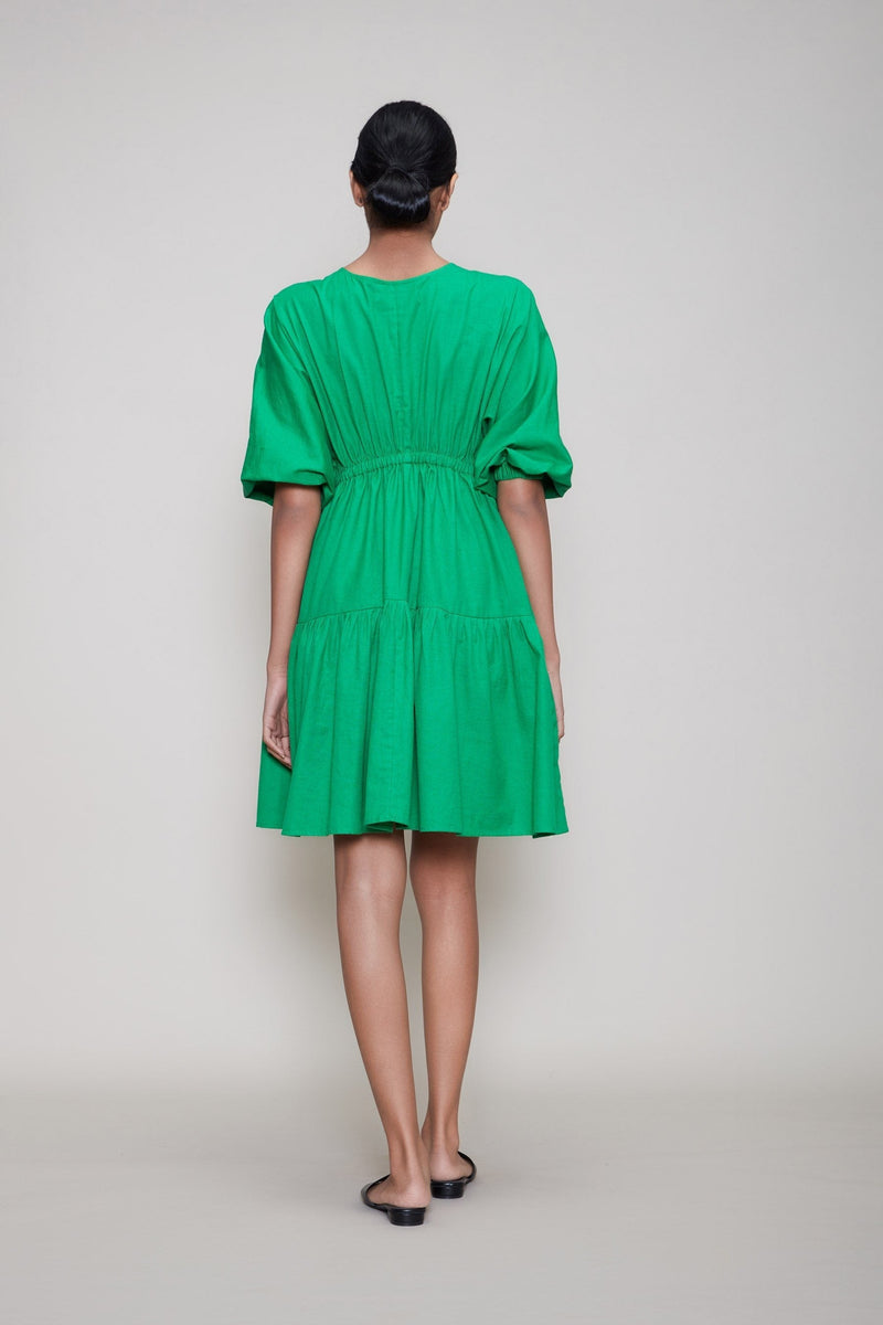 MATI NEW CITRA AAKAAR - GREEN by Mati in green color for women Worldwide