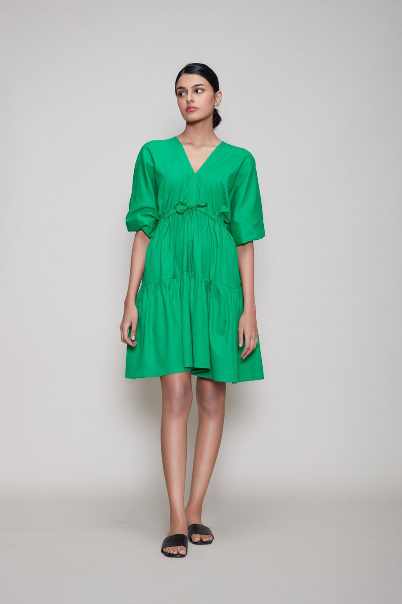 MATI NEW CITRA AAKAAR - GREEN by Mati in green color for women Worldwide