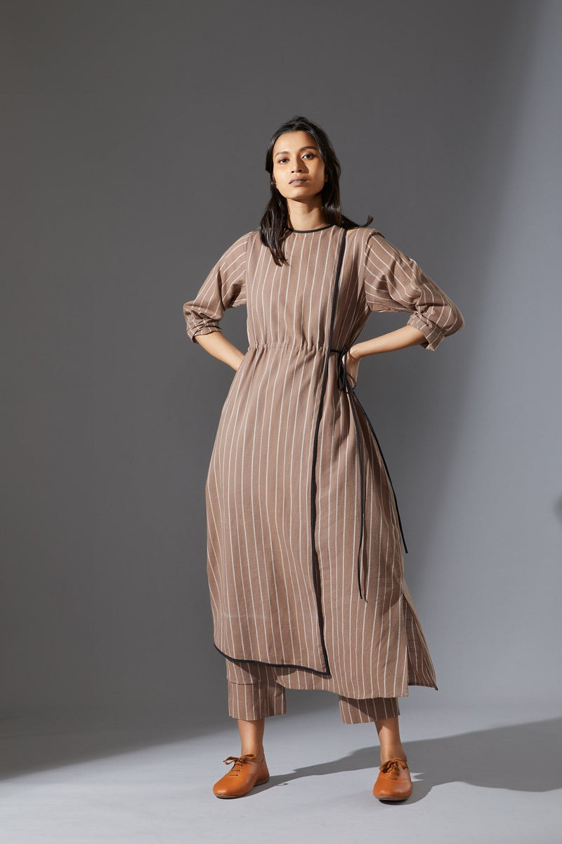 MATI OVERLAP SET - AW BEIGE by Mati for women Worldwide