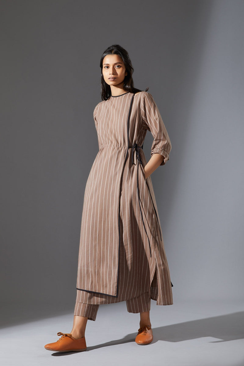 MATI OVERLAP SET - AW BEIGE by Mati for women Worldwide