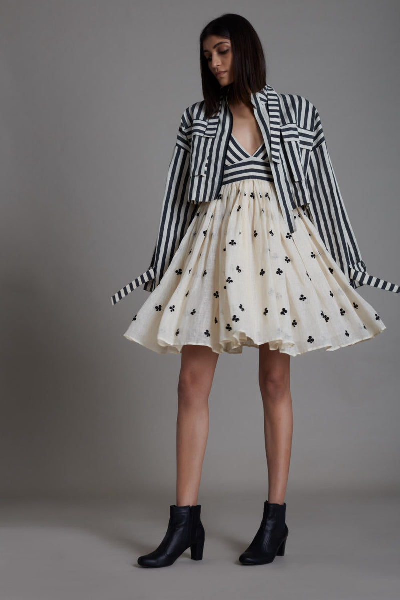 MATI SHUFFLE JACKET-BLACK STRIPE Jackets & Overlays by Mati for women Worldwide