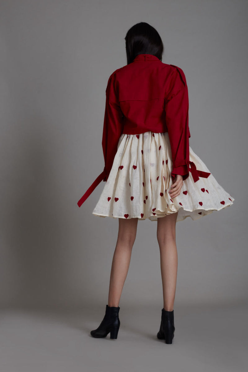 MATI SHUFFLE JACKET-RED Jackets & Overlays by Mati for women Worldwide