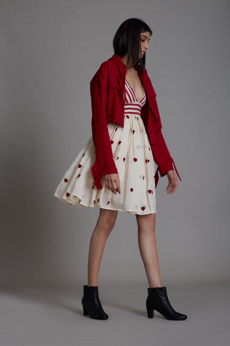 MATI SHUFFLE JACKET-RED Jackets & Overlays by Mati for women Worldwide