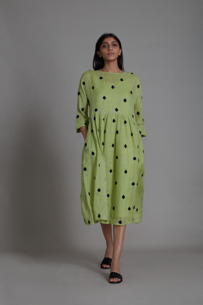 MATI TEEN PATTI DRESS-GREEN by Mati for women Worldwide