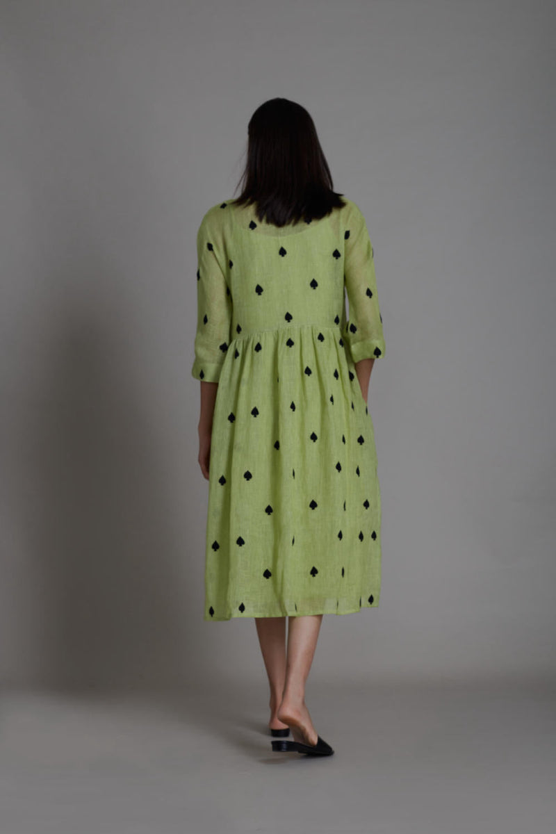 MATI TEEN PATTI DRESS-GREEN by Mati for women Worldwide