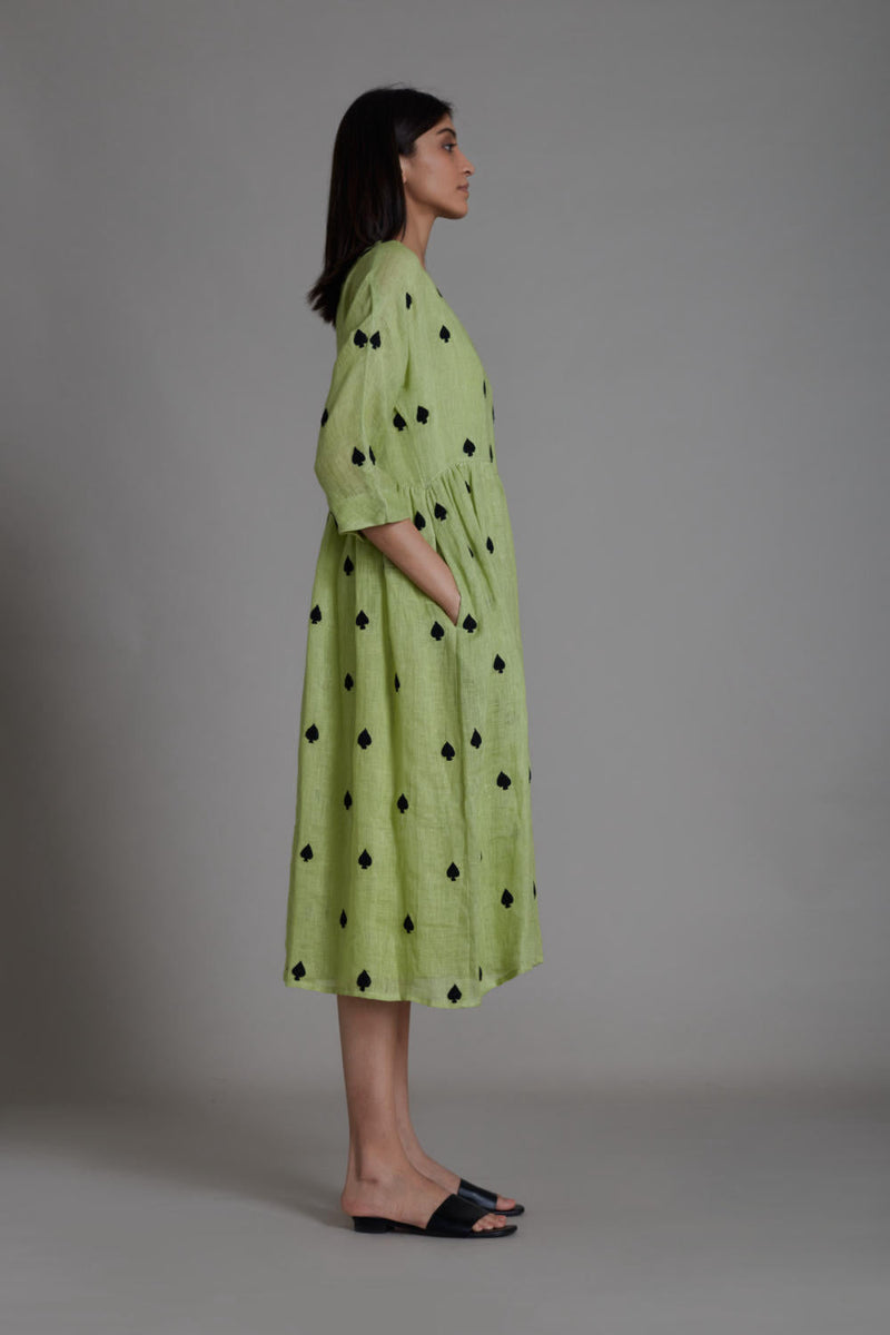 MATI TEEN PATTI DRESS-GREEN by Mati for women Worldwide