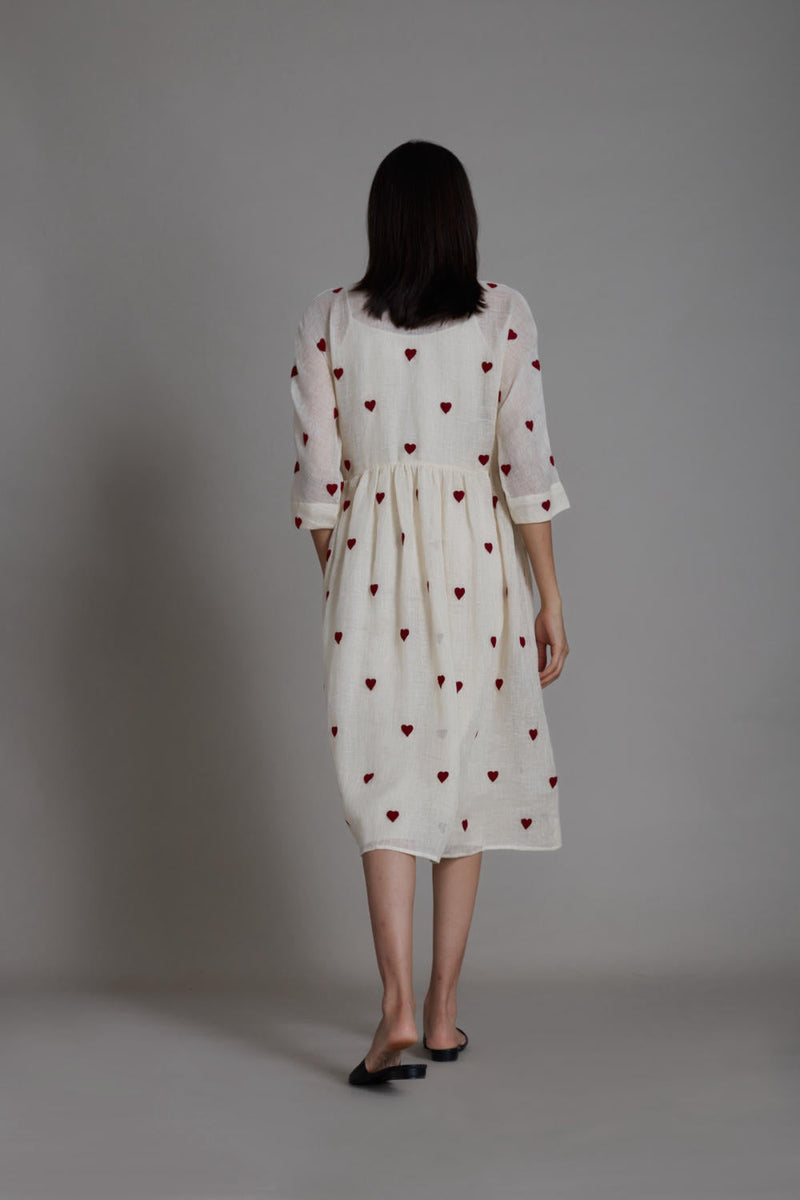 MATI TEEN PATTI DRESS-OATMEAL by Mati for women Worldwide
