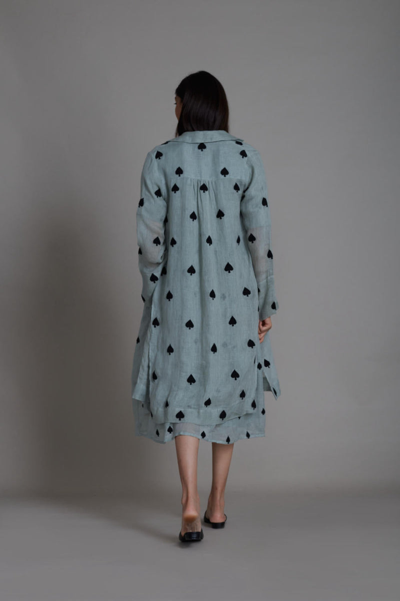 MATI TEEN PATTI JACKET-BLUE Jackets & Overlays by Mati for women Worldwide