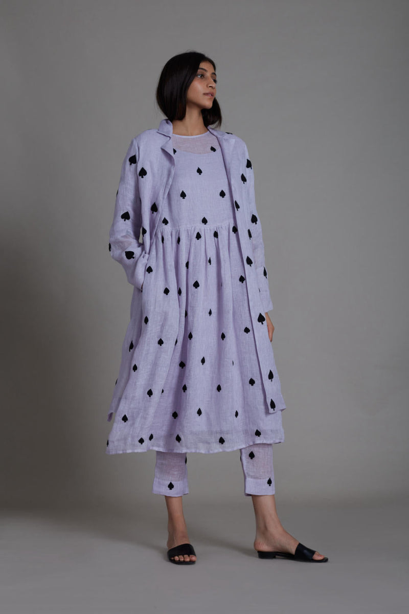MATI TEEN PATTI JACKET-LAVENDER Jackets & Overlays by Mati for women Worldwide